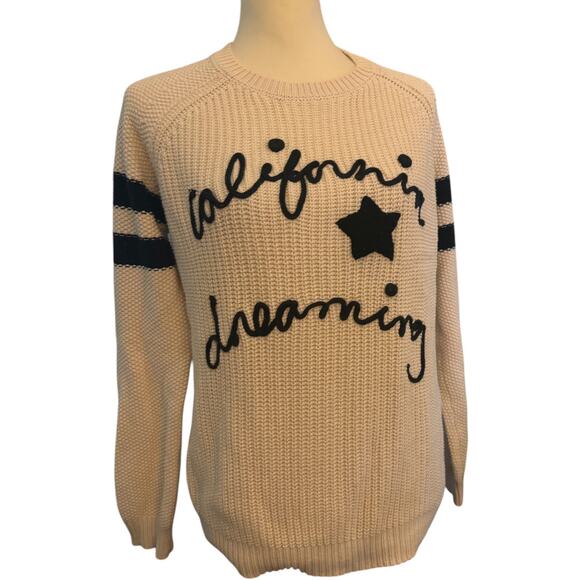 Forever 21 California Dreaming Knit Sweater, Size Small - Picture 2 of 6